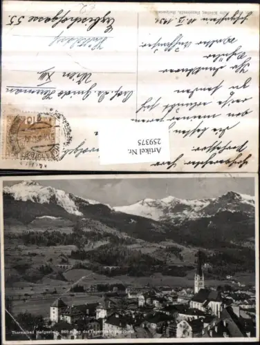 259375,Bad Hofgastein Totale Kirche Bergkulisse