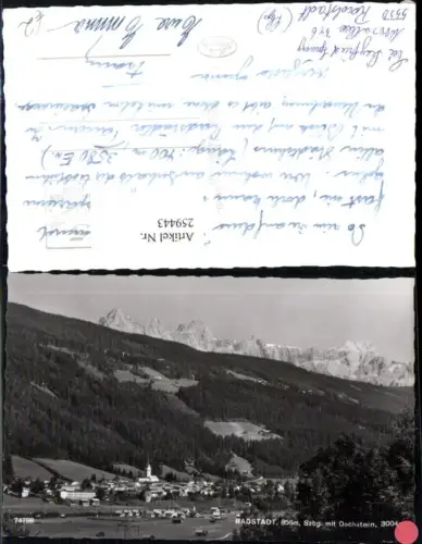 259443,Radstadt Totale m. Dachstein Bergkulisse