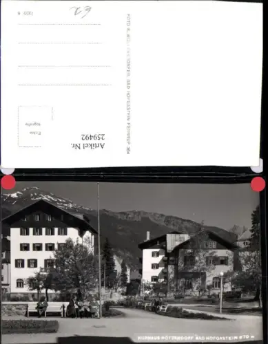 259492,Bad Hofgastein Kurhaus Hötzendorf