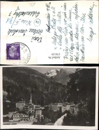 270129,Badgastein Bad Gastein Teilansicht Wasserfall