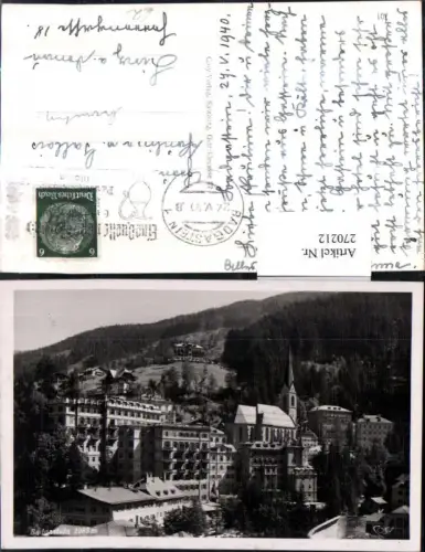 270212,Badgastein Bad Gastein Teilansicht Kirche pub Cosy 701