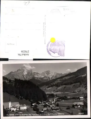 270226,Filzmoos Totale b. Eben im Pongau m. Bischofsmütze Bergkulisse