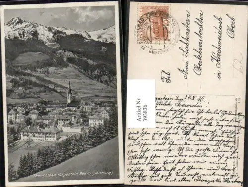 393836,Bad Hofgastein Totale Bergkulisse