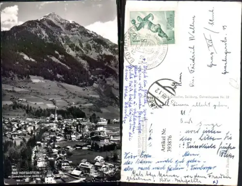 393876,Bad Hofgastein Totale m. Gamskarkogel Bergkulisse pub Cosy 1519