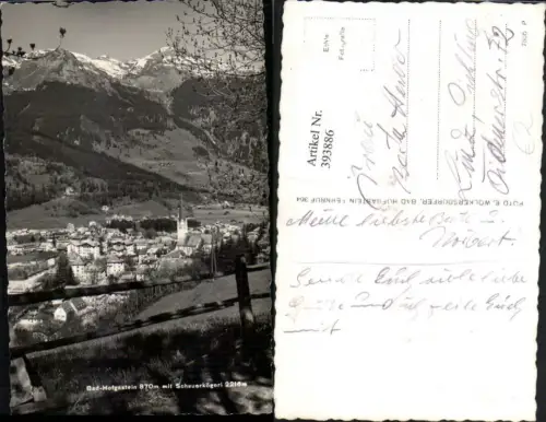393886,Bad Hofgastein Totale m. Schauerkögerl Bergkulisse