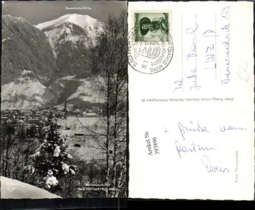 393896,Bad Hofgastein Totale m. Gamskarlspitze Bergkulisse Winterbild pub Cosy 776a