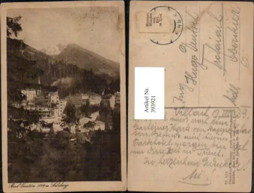 393921,Bad Gastein Teilansicht Bergkulisse