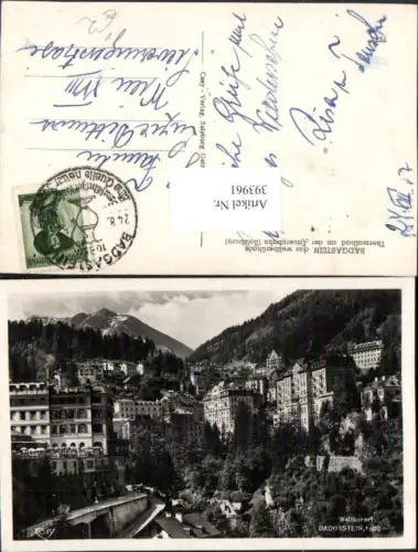 393961,Badgastein Bad Gastein Teilansicht pub Cosy