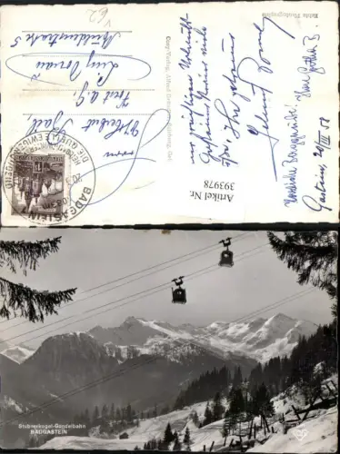 393978,Badgastein Bad Gastein Stubnerkogel-Gondelbahn Seilbahn Winterbild pub Cosy 681