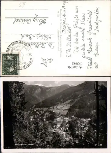 393988,Badgastein Bad Gastein Totale Bergkulisse