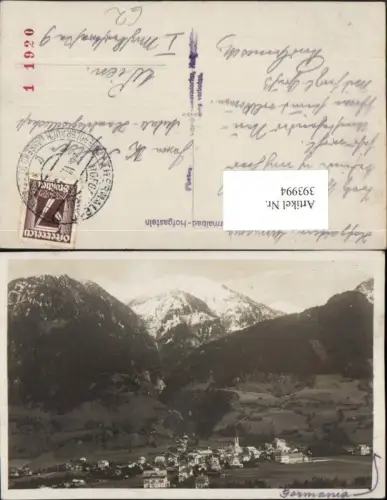 393994,Bad Hofgastein Totale Bergkulisse