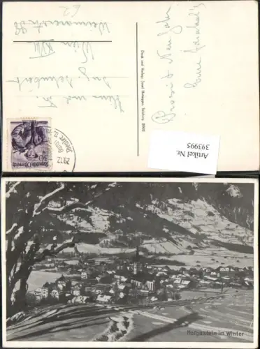 393995,Bad Hofgastein Totale Winterbild