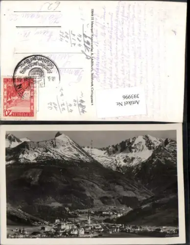 393996,Bad Hofgastein Totale geg. Tauern Bergkulisse