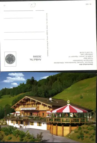 393999,St. Johann Alpendorf Oberforsthof-Alm Restaurant