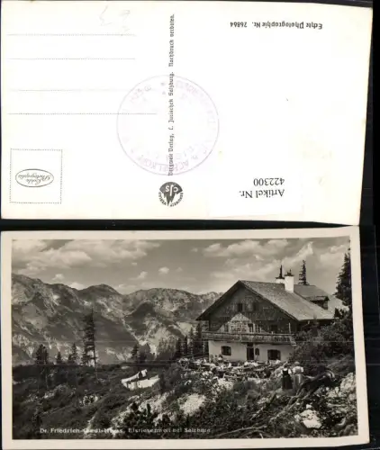 422300,Dr. Friedrich-Oedl-Haus Berghütte bei der Eisriesenwelt b. Werfen Bergkulisse