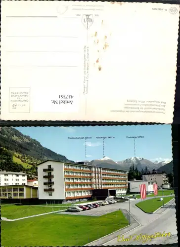 437761,Bad Hofgastein Sonderheilanstalt f. Erkrankungen Bergkulisse