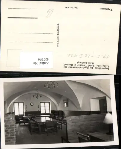 437796,Radstadt Schloss Tantalier Jugendheim f. Unterricht Tagraum Innenansicht