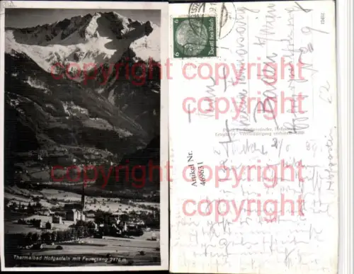 469631,Bad Hofgastein Totale m. Feuersang Bergkulisse