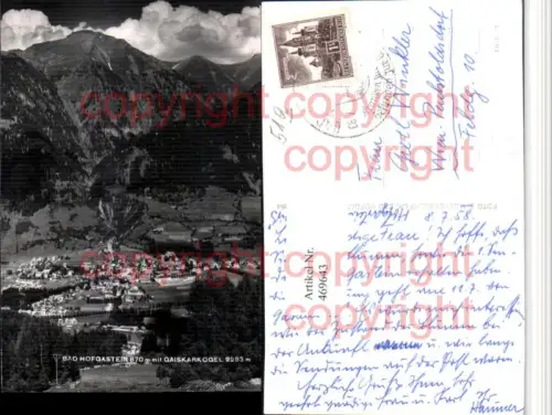469643,Bad Hofgastein Totale m. Gaiskarkogel Bergkulisse