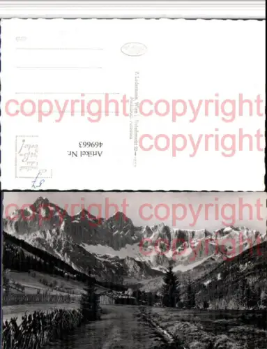 469663,Hachau b. Filzmoos geg. Dachstein Bergkulisse