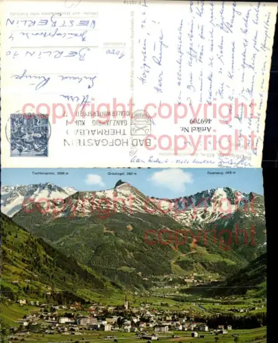 469709,Bad Hofgastein Totale Bergkulisse