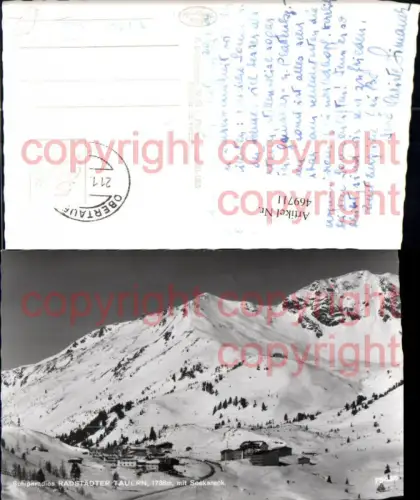 469711,Radstädter Tauern b. Obertauern Seekareck Bergkulisse Winterbild