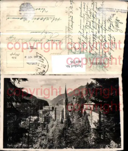 469736,Badgastein Bad Gastein Teilansicht Kirche