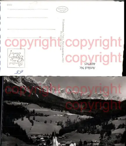 469745,Filzmoos im Pongau Totale geg. Dachstein Bergkulisse