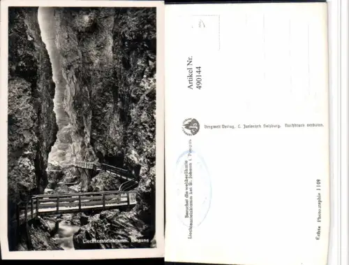 490144,Liechtensteinklamm Klamm b. St. Johann Eingang