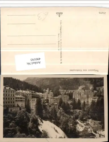 490193,Badgastein Bad Gastein Teilansicht Wasserfall