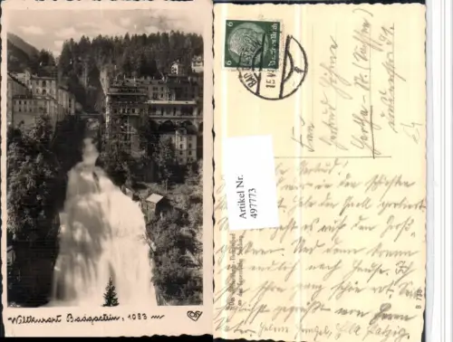 497773,Badgastein Bad Gastein Wasserfall pub Cosy