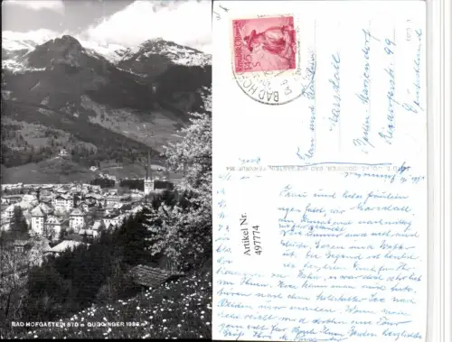 497774,Bad Hofgastein Totale m. Gugginger Bergkulisse