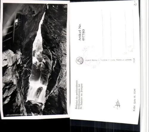 497780,Liechtensteinklamm Klamm b. St. Johann Hadesschacht