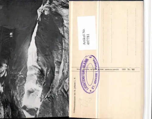 497781,Liechtensteinklamm Klamm Schlucht b. St. Johann