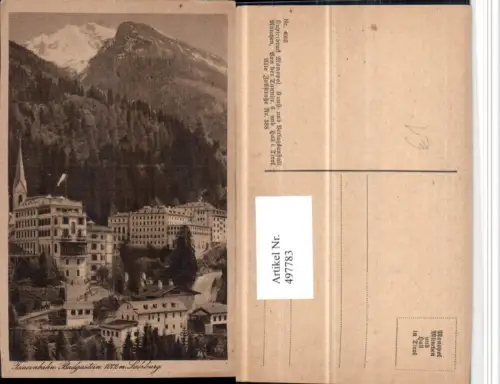 497783,Badgastein Bad Gastein Teilansicht