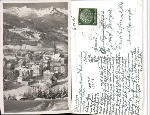 497791,Bad Hofgastein Totale Bergkulisse Winterbild