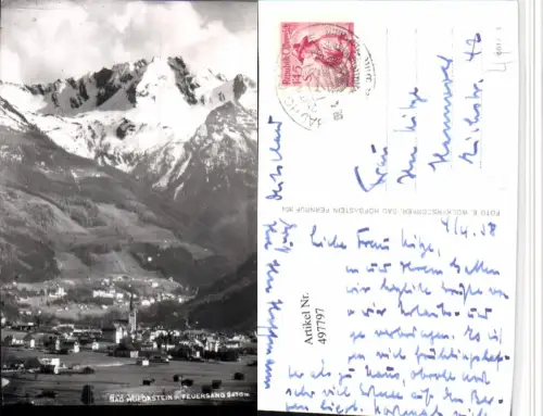 497797,Bad Hofgastein Totale m. Feuersang Bergkulisse