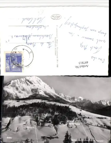 497813,Filzmoos im Pongau Skilifte Bergkulisse Winterbild