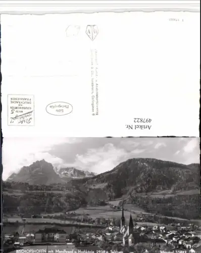 497822,Bischofshofen Totale m. Hochkönig Bergkulisse