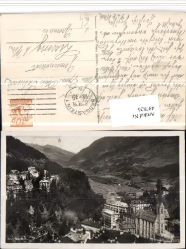 497826,Bad Gastein Teilansicht Kirche pub Franz Schilcher 1293