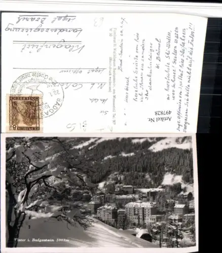 497828,Bad Gastein Teilansicht Winterbild