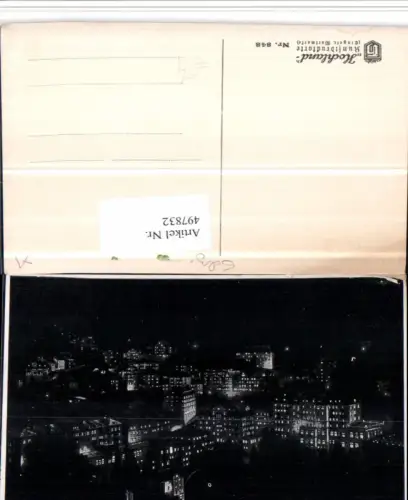 497832,Badgastein Bad Gastein b. Nacht Teilansicht