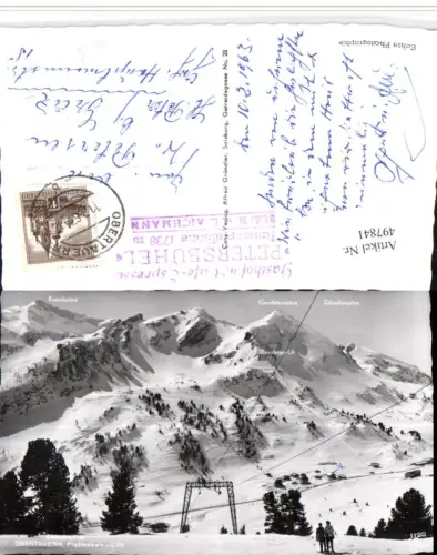 497841,Obertauern Plattenkar-Lift Skilift Bergkulisse Winterbild