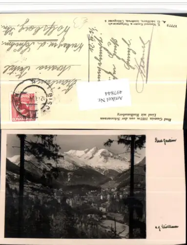 497844,Bad Gastein Totale von d. Schwarzen Liesl Bergkulisse