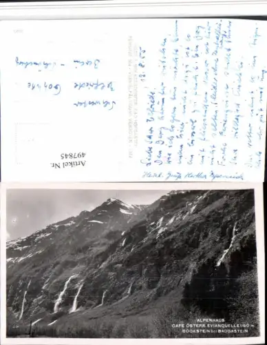 497845,Böckstein b. Bad Gastein Evianquelle Bergkulisse