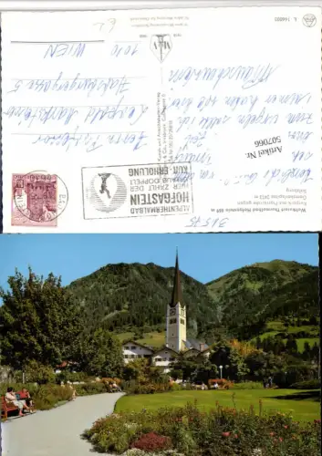 507066,Bad Hofgastein Kurpark m. Pfarrkirche Kirche