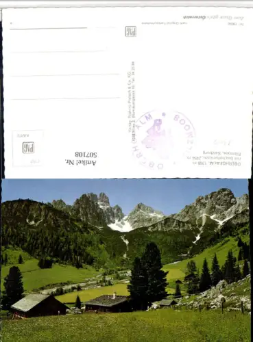 507108,Oberhofalm b. Filzmoos m. Bischofsmütze Bergkulisse