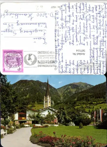 507114,Bad Hofgastein Kurpark m. Pfarrkirche Kirche