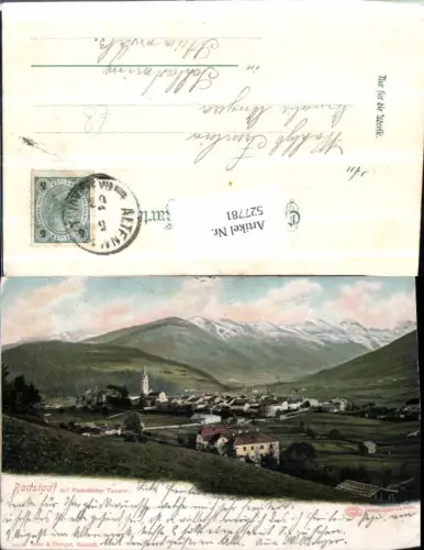 527781,Radstadt m. Radstädter Tauern 1905