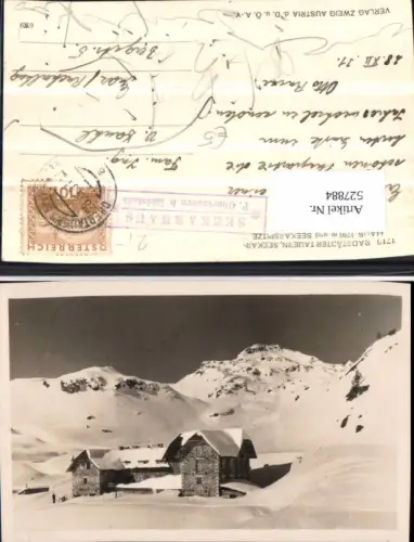 527884,Radstädter Tauern Seekarhaus b. Radstadt Obertauern Postablage